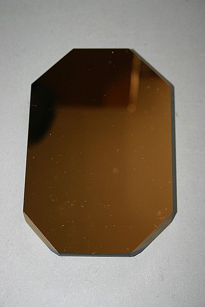 vergoldeter Przisions-Laserspiegel, 15,5 x 10cm