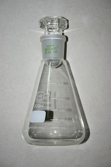 Normschliff-Erlenmeyerkolben 300ml + 500ml