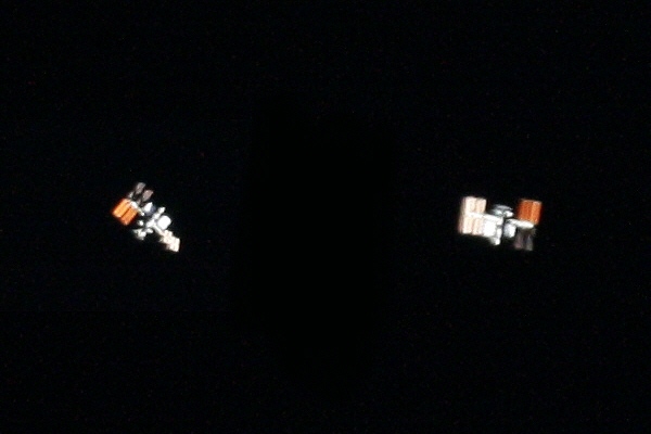 Internationale Raumstation ISS im Abstand von wenigen Sekunden, Montage