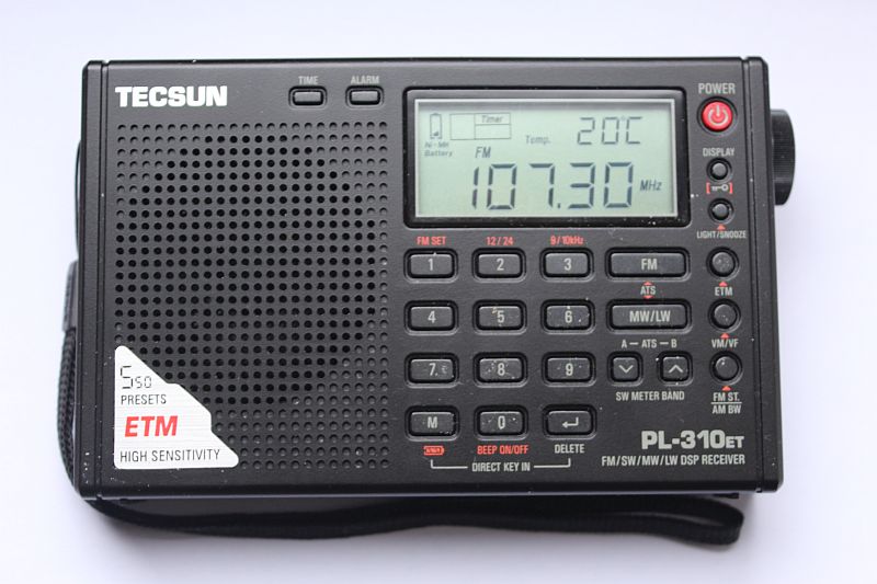 Kaufen Sie das beste Solarradio für die Krisenvorsorge - kostenlose Tips von mir! --- Radio Tecsun PL-310ET  UKW LW MW KW