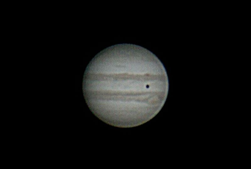 Jupiter mit Ganymed-Schatten