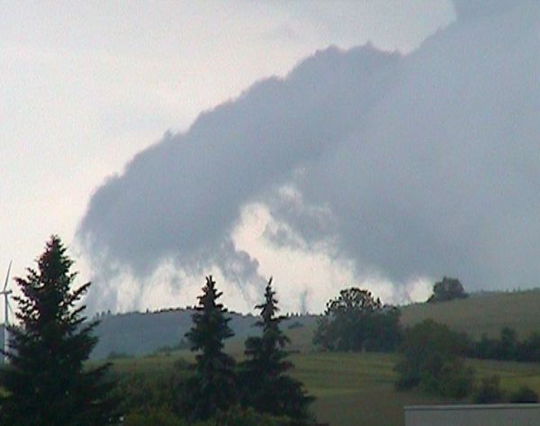 Kein Tornado, sondern eine Fractus-Cumulus Wolke