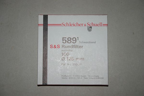 Rundfilter - Filterpapier - Faltenfilter - Filter