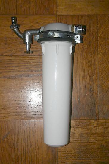 Katadyn Filtergehäuse gebraucht mit Wasserhahn