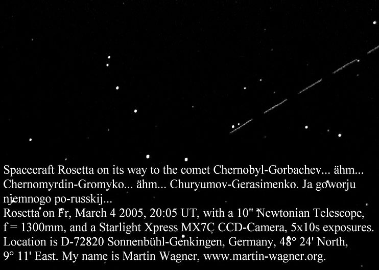 Philae, die Tochtersonde von Rosetta (ESA), soll am 12.11.2014 auf dem Kometen Tschurjumow-Gerasimenko / Tschurjumow-Gerassimenko landen.