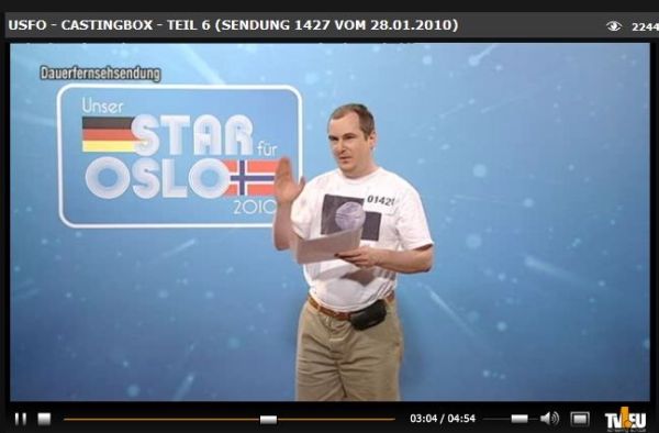 Unser Star fr Oslo USFO Stefan Raab TV Total am 28.1.2010 - Eurovisoin Song Contest 2010 (ESC 2010)